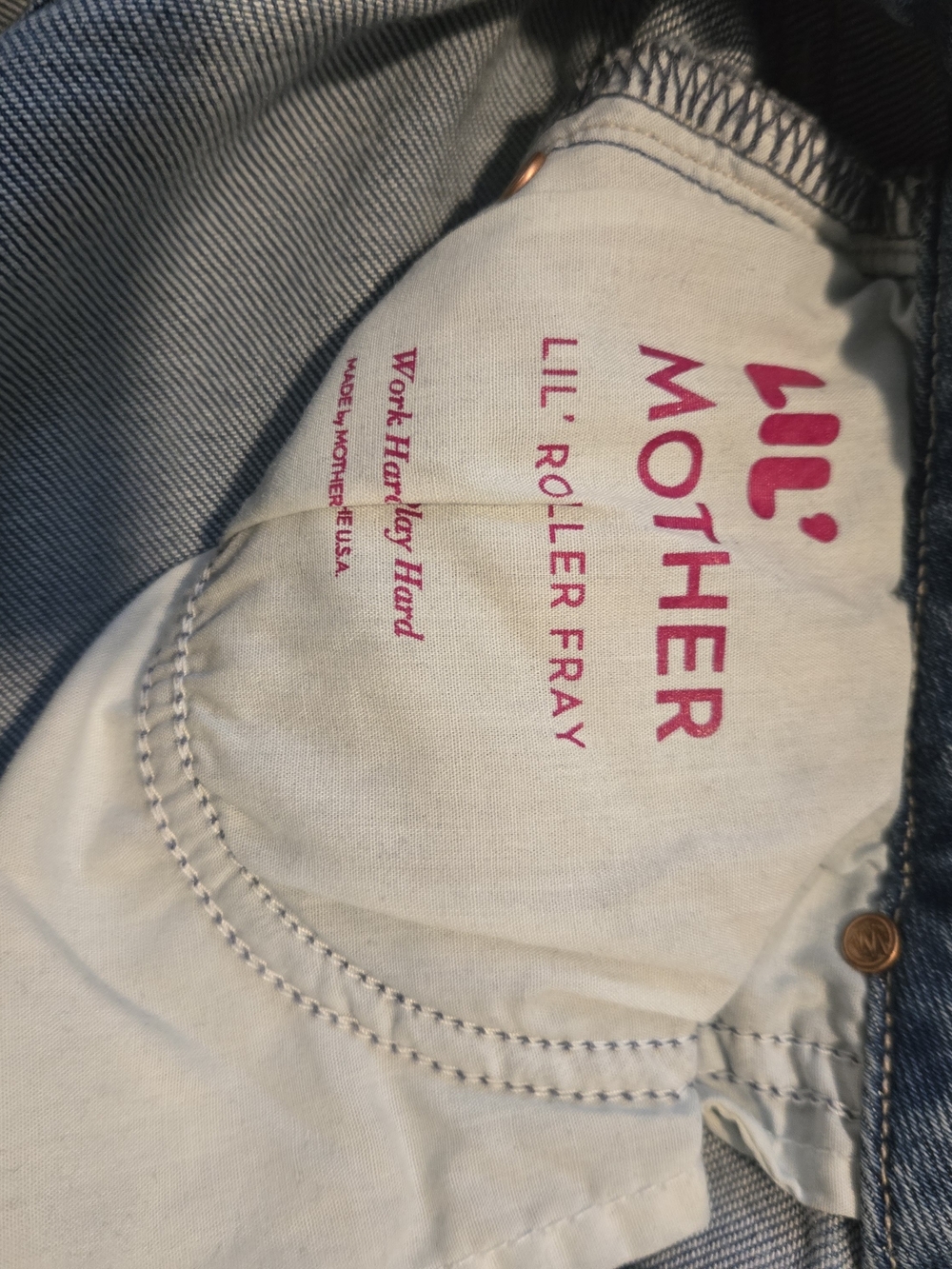 Classic High-Rise Wide Leg Blue Jeans - Picture 3 of 7
